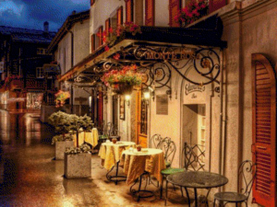 Швейцария - улица, швейцария, кафе - предпросмотр