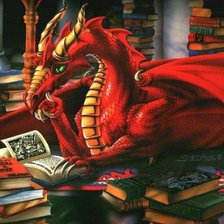 Схема вышивки «дракон»