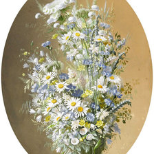 Оригинал схемы вышивки «полевые цветы» (№1112027)