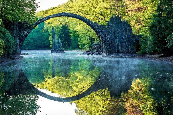 сказочный мост - природа - оригинал