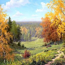 Схема вышивки «Бабье лето Игорь Прищепа»