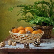 Схема вышивки «Апельсины»