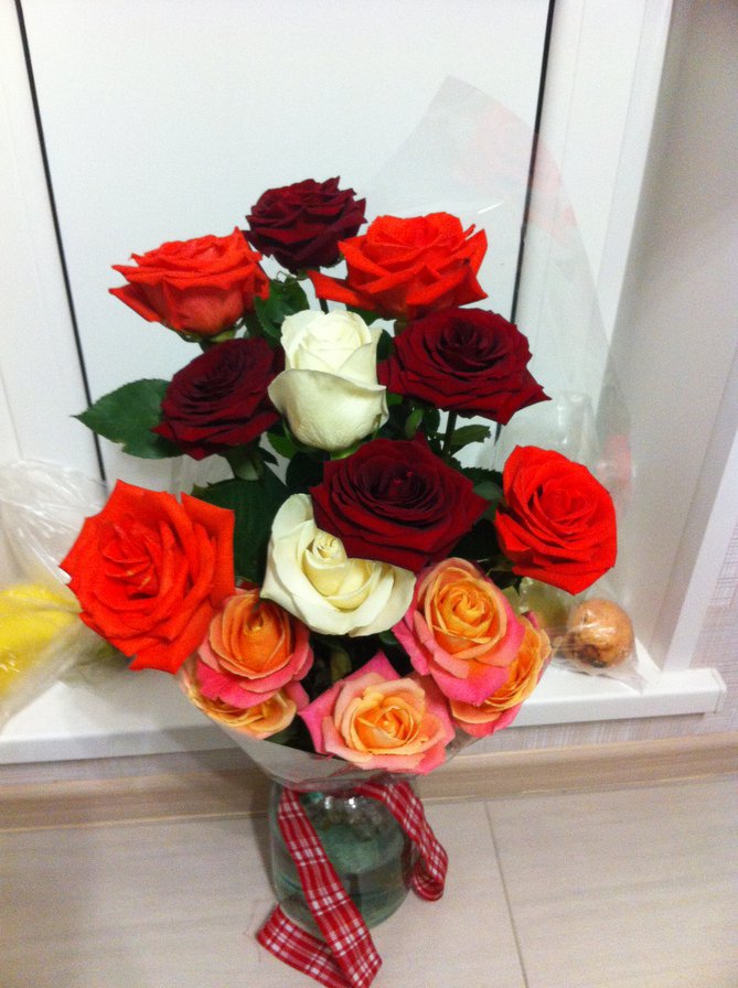 Букет роз - букет, розы, цветы - оригинал