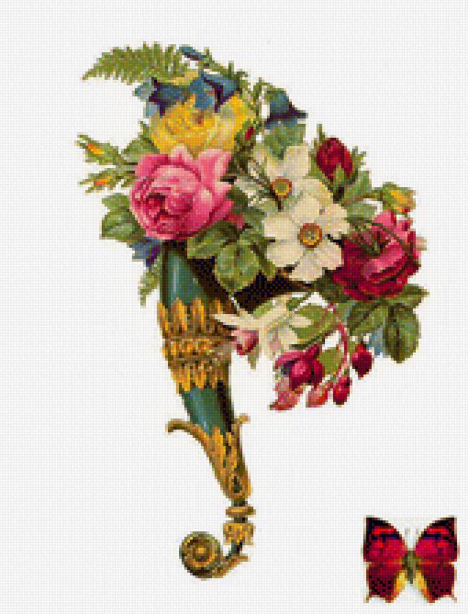 рог изобилия цветы 2 - рог изобилия - предпросмотр