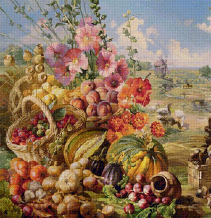урожай - овощи и фрукты - предпросмотр