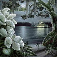 Схема вышивки «вечер»