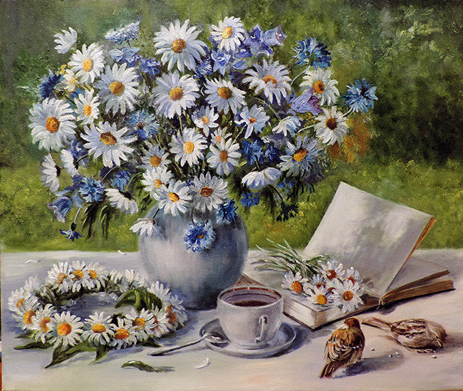 Ромашки - цветы, природа - оригинал