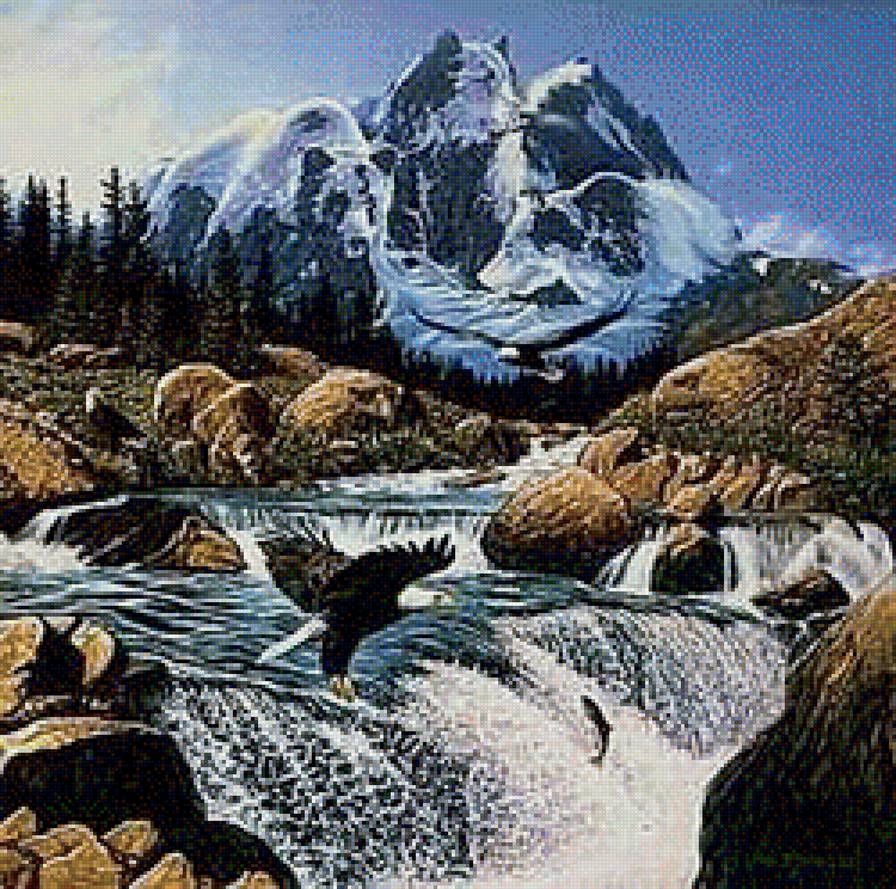 Три медведя - пейзаж - предпросмотр