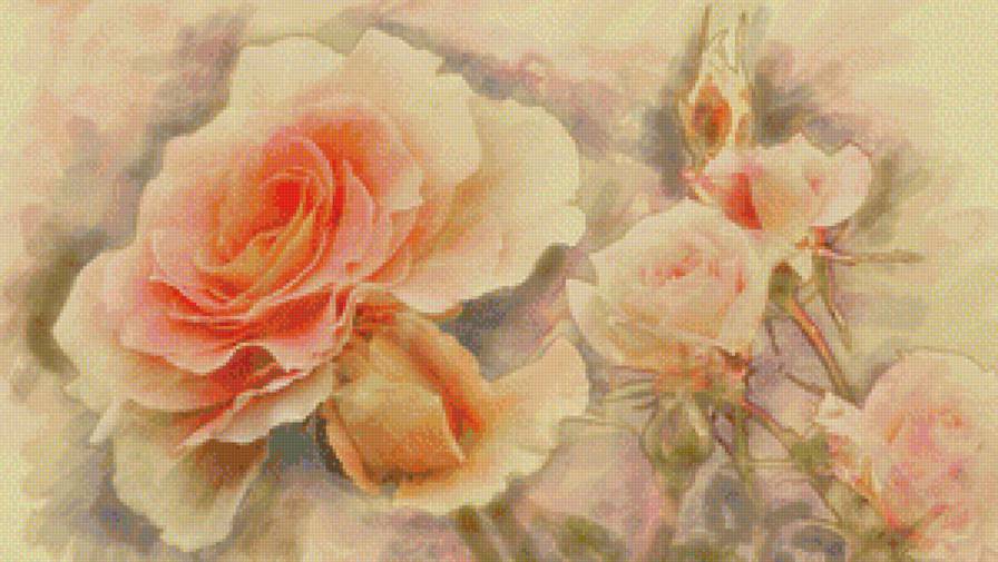 роза - акварель - предпросмотр