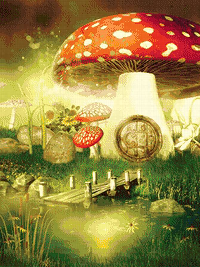 Гриб-дом - предпросмотр