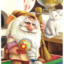 Схема вышивки «Домовой»