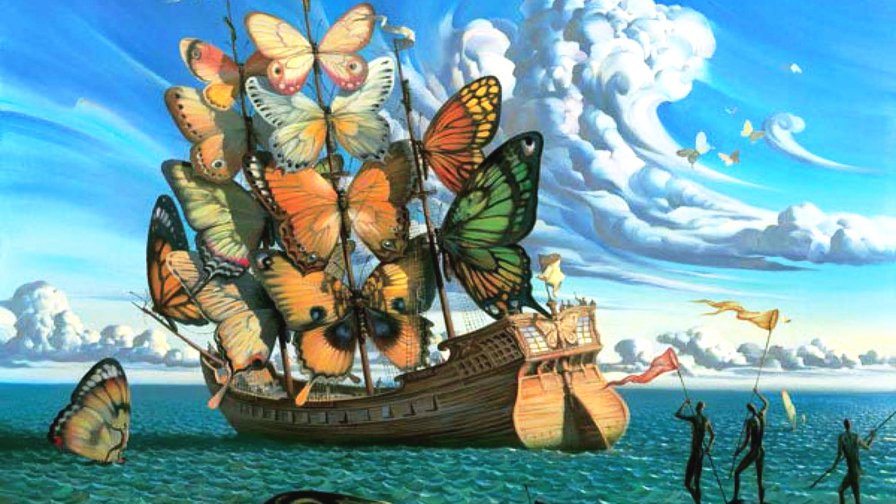 Корабль Дали - оригинал