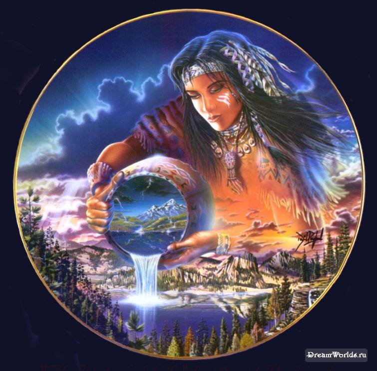 Индейские мотивы - индейцы - оригинал