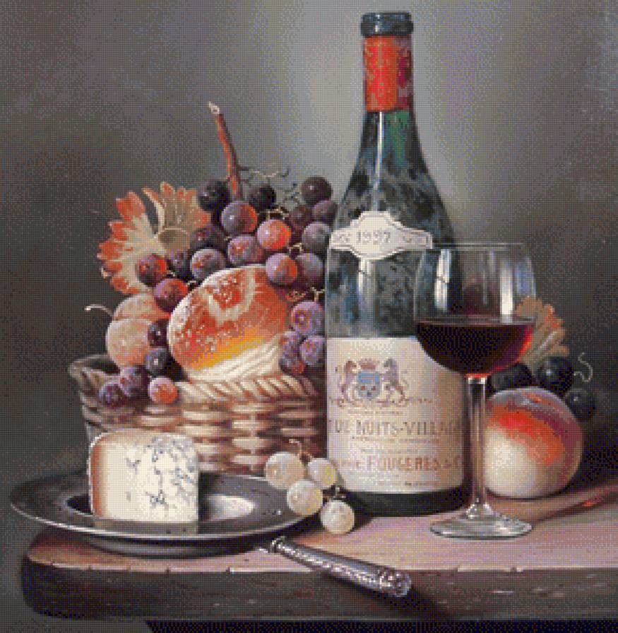 натюрморт - фрукты, натюрморт, на кухню - предпросмотр