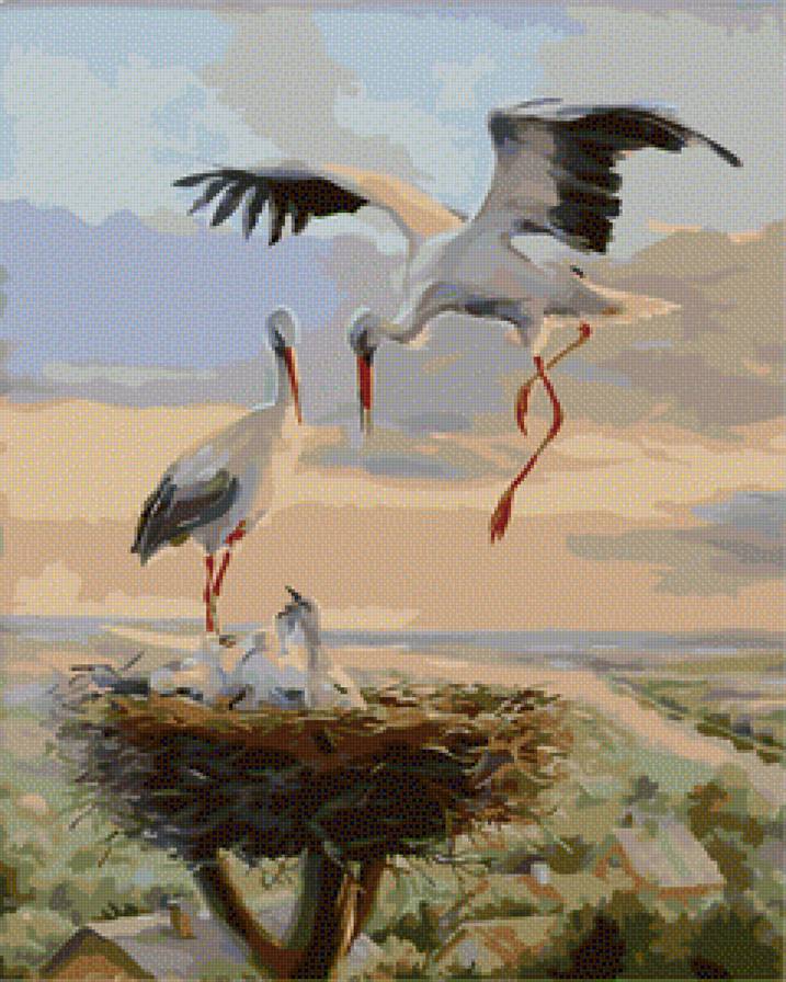 АИСТЫ В ГНЕЗДЕ - **** - предпросмотр