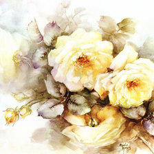 Схема вышивки «цветы»