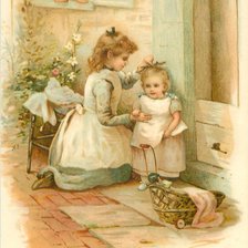 Схема вышивки «дети»