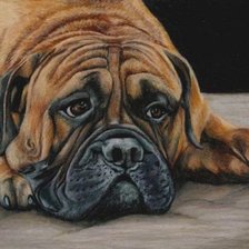 Схема вышивки «Грусть напала»