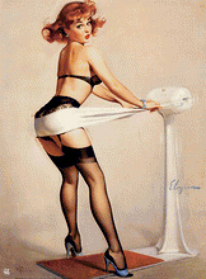 Домохозяйка 50-х - домохозяйки, ретро, девушки, pinup - предпросмотр