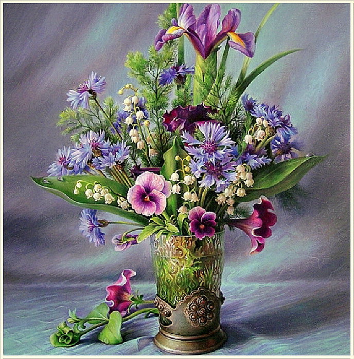 цветы - цветы, весенние цвети, цветочный натюрморт - оригинал