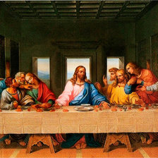 Схема вышивки «тайная вичерия»