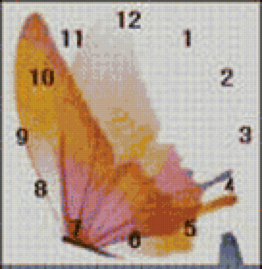 часы бабочка - предпросмотр