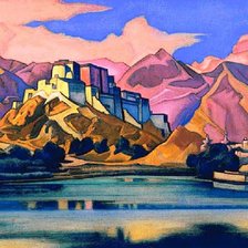 Схема вышивки «Рерих Лхаса1»