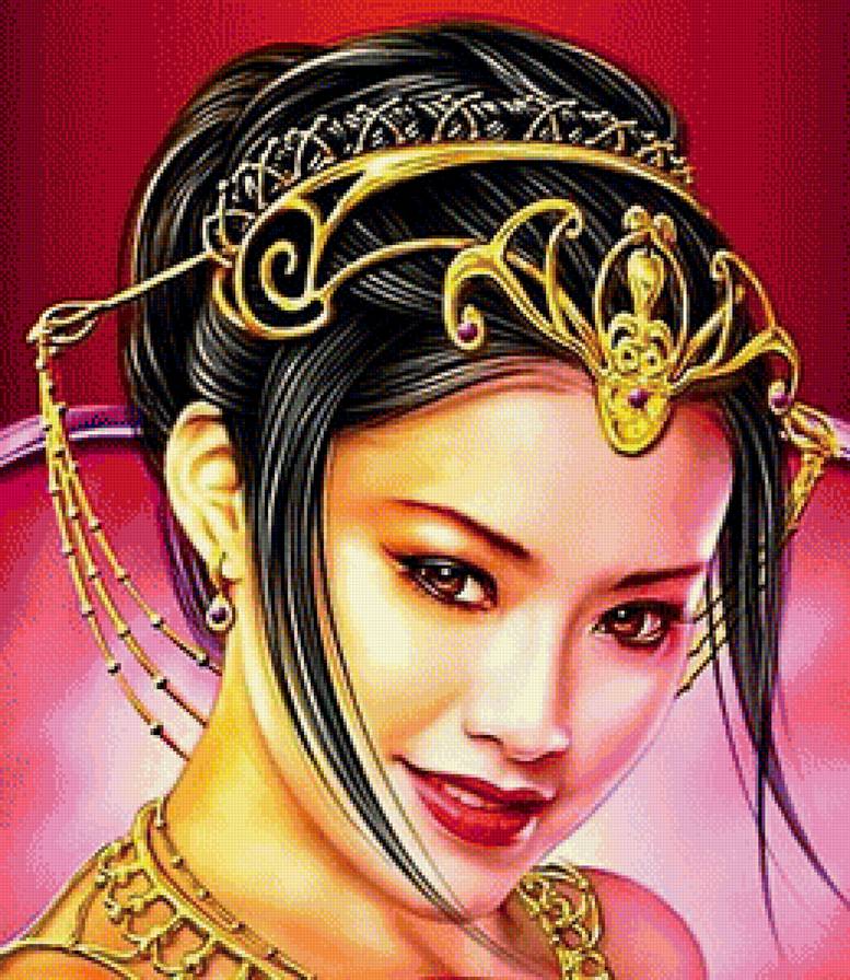 Китаянка - восток, китай, девушка, азия, япония, красавица - предпросмотр