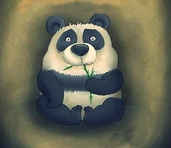 нервная панда - оригинал