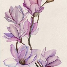 Схема вышивки «цветы»