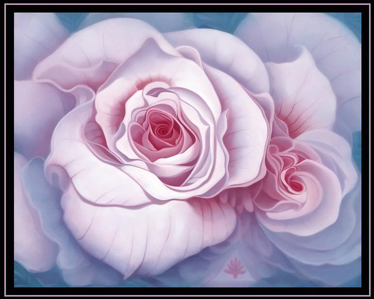 Пастельные тона - цветы - оригинал