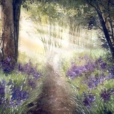 Схема вышивки «Лес»