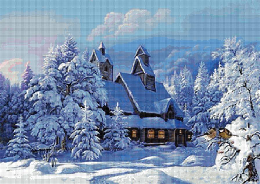 Зимушка Зима - природа, пейзаж - предпросмотр