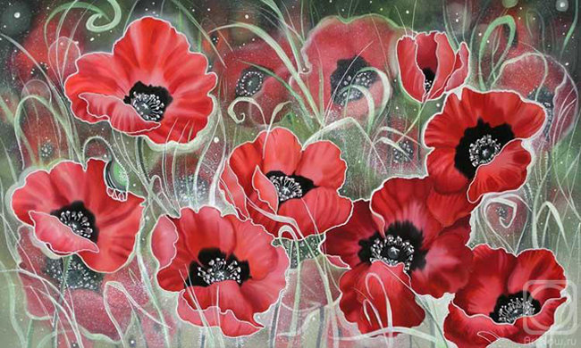 Маки - цветы - оригинал