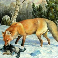 Схема вышивки «Удачная охота»