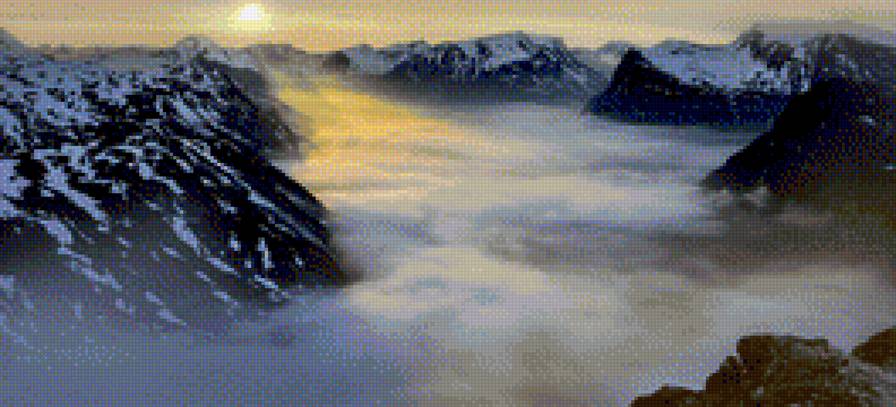 Норвегия - пейзаж, горы - предпросмотр