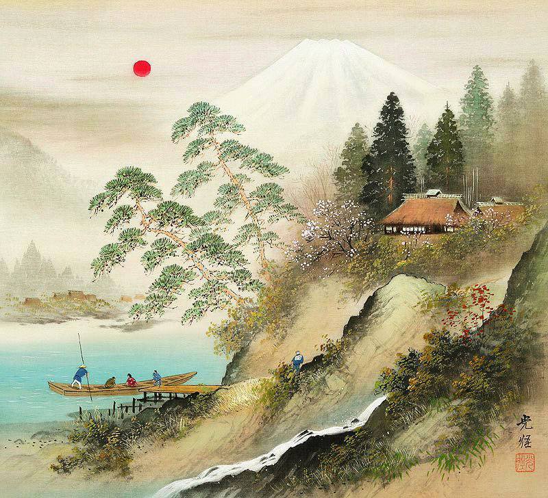 Японский пейзаж1 - оригинал