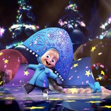 Схема вышивки «Маша и Медведь»