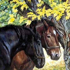 Схема вышивки «Сладкая парочка»