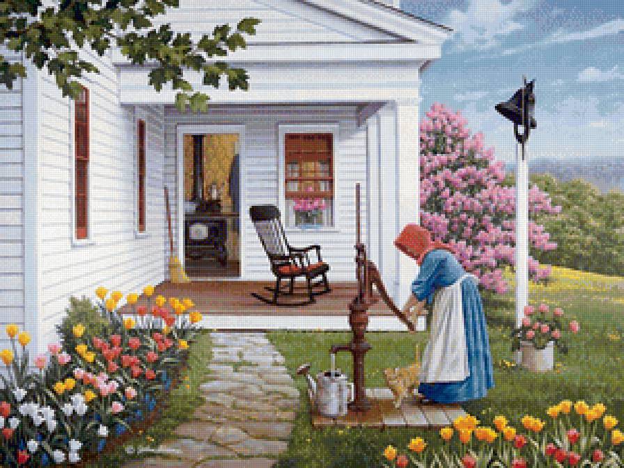 Серия "Милый дом" - пейзаж, природа, дом - предпросмотр