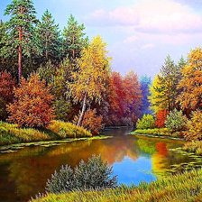 Oсенний пруд