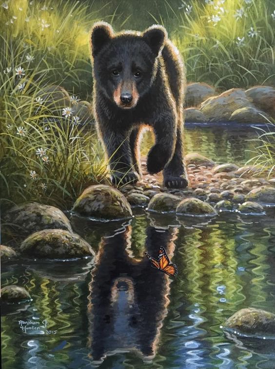 Медвежонок - животные, природа, медвежонок - оригинал