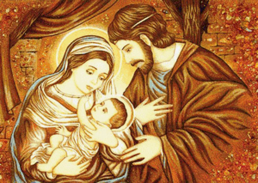 Религия - иисус, икона, семья - предпросмотр