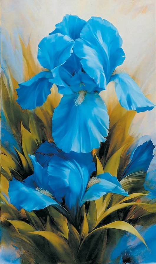 ирисы - оригинал