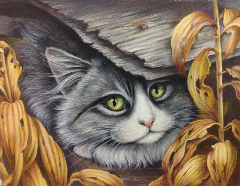 Серия "Фауна" - кот, котенок - оригинал