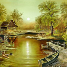 Схема вышивки «Тишина»