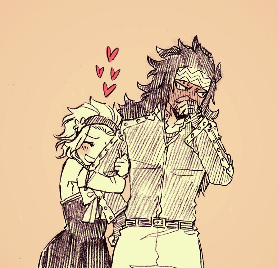 Levy X Gajeel - fairy tail, гажил, хвост феи, леви, аниме - оригинал