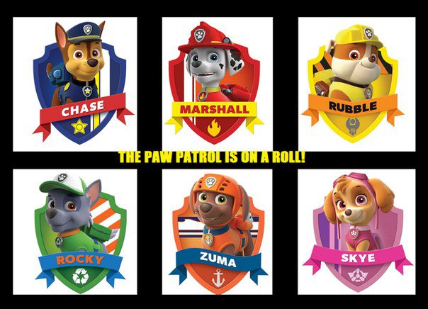 щенячий патруль - дети, щенки, мультфильм - оригинал