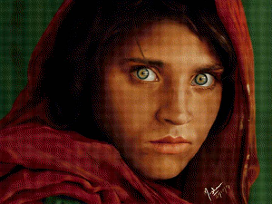 Афганская девочка - женщина, афганская девочка, девочка - предпросмотр