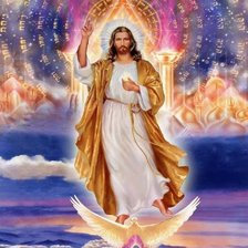 Схема вышивки «христос»